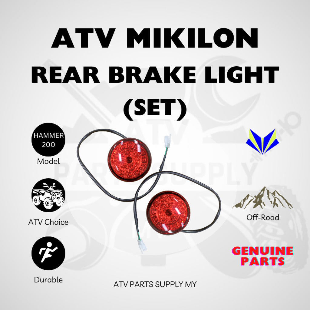 ATV Mikilon Hammer 200 | U38 | Rear Brake Light | Rear Turning Signal | Original Mikilon Parts | Lampu Belakang