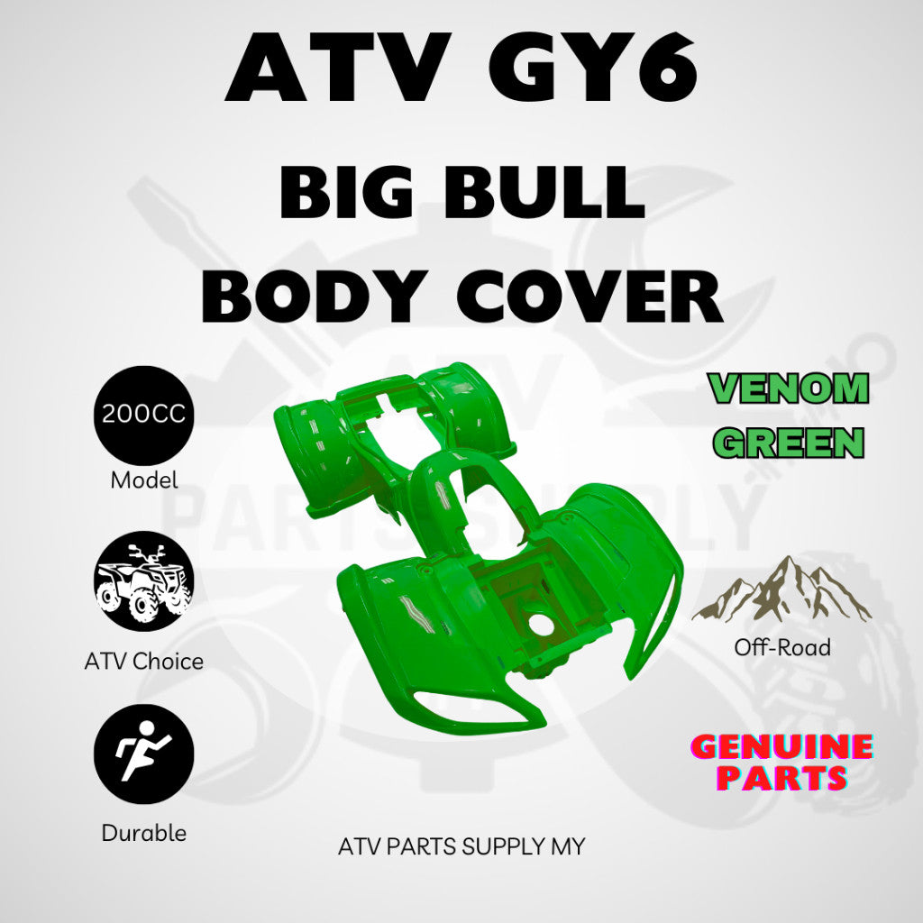 ATV GY6 Big Bull | Body Cover | 200CC | Ready Stock | Cover Set