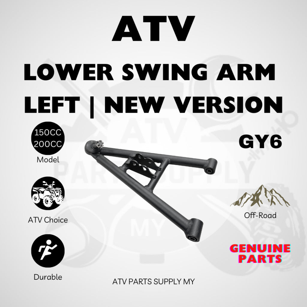 ATV 10 Inch Swing Arm Full Set | New Version | Upper Swing Arm | Lower Swing Arm | Arm Bush | 150CC | 200CC | GY6 | LEM