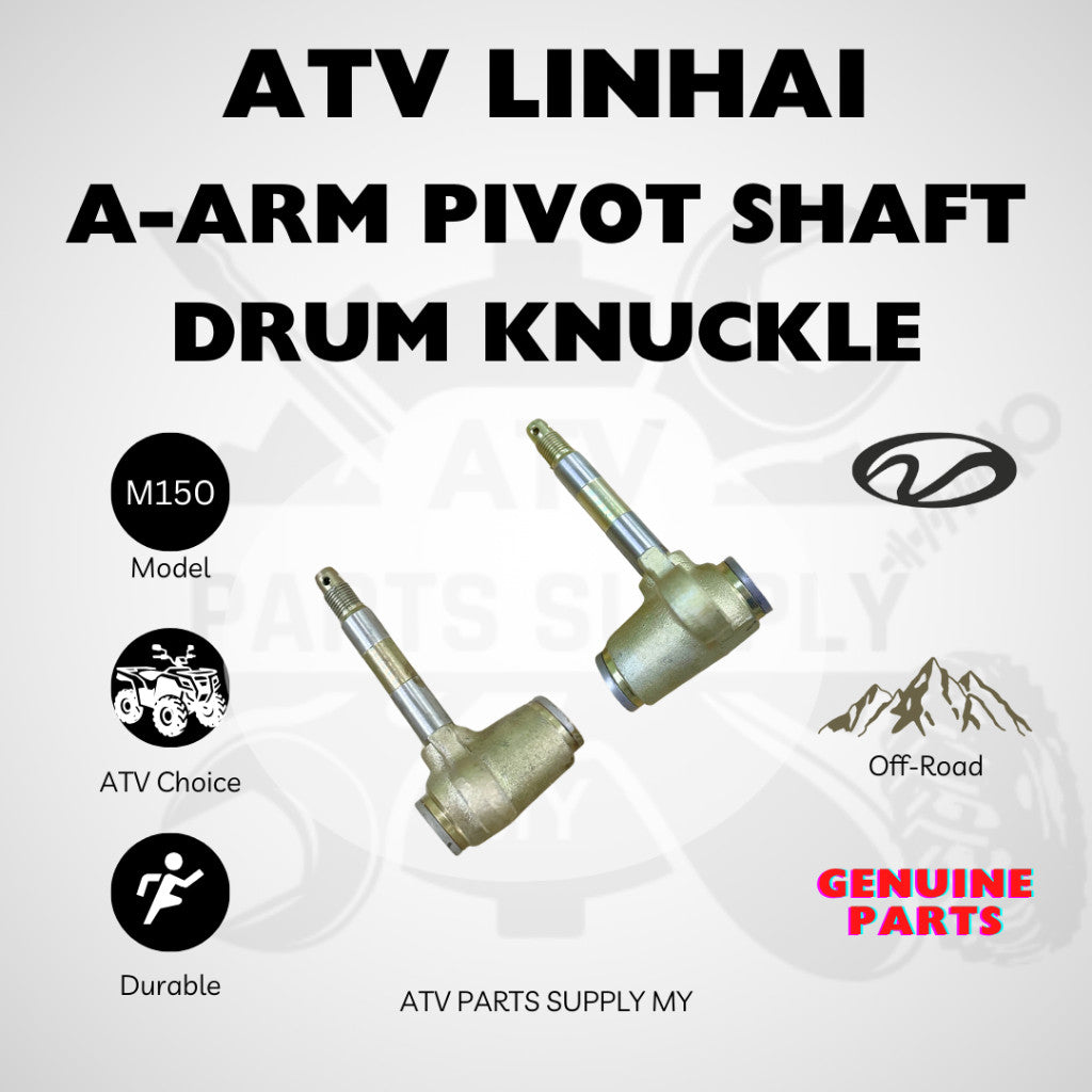 Perno del braccio oscillante dell'ATV Linhai M150 | Mozzo del freno a tamburo | Ricambi originali Linhai