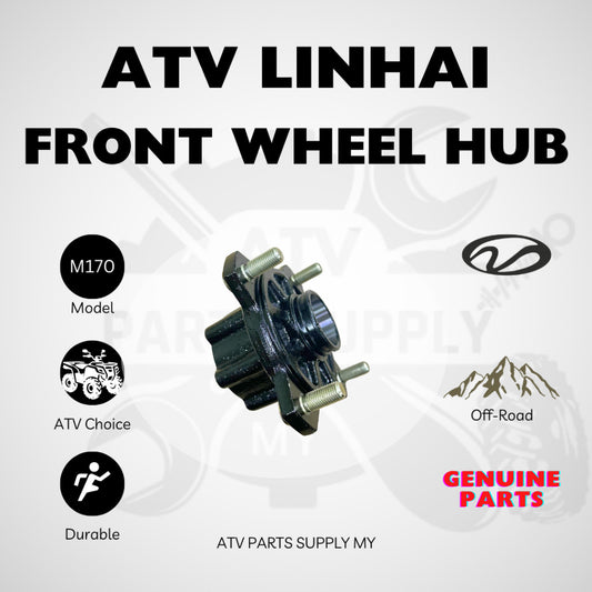 ATV Linhai M170 | Front Wheel Hub | Steel Wheel | Original Linhai Parts