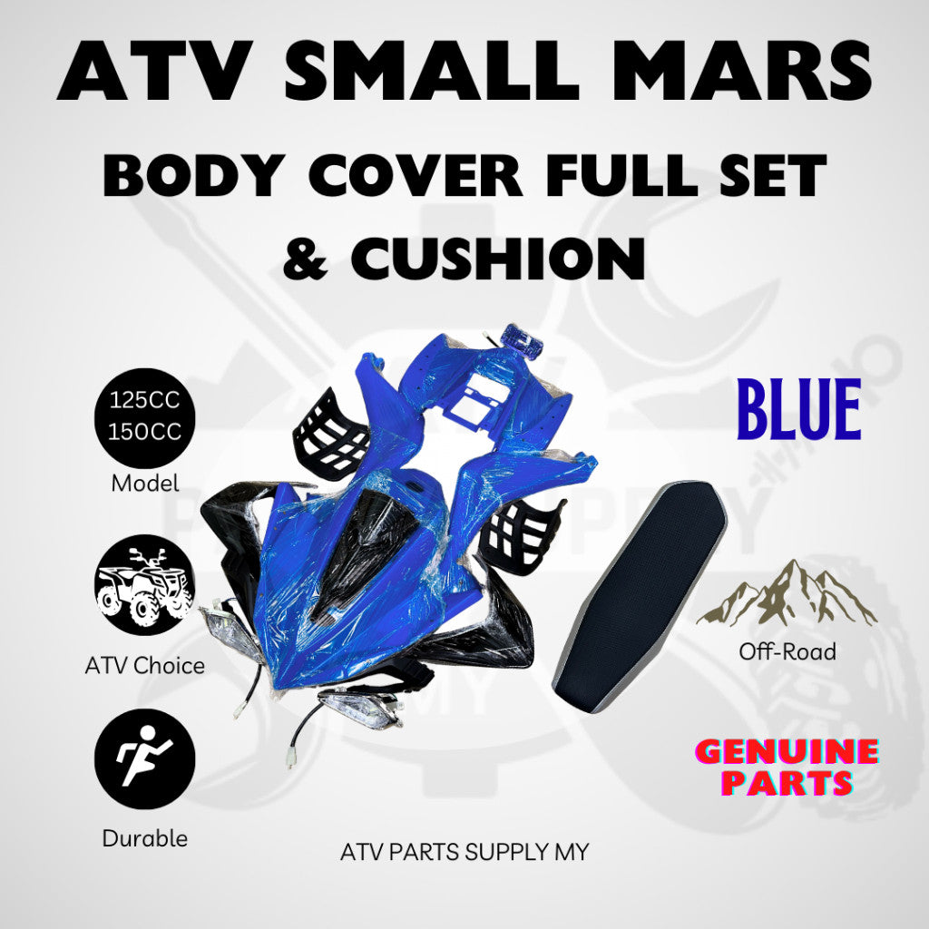 ATV Small Mars | 110CC | 125CC | 150CC | Full Body Cover Set and Seat Cushion