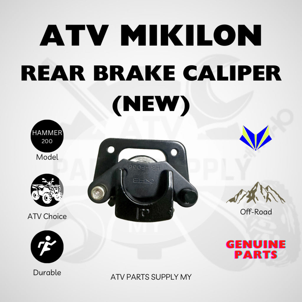 ATV Mikilon Hammer 200cc Rear Brake Disc | Hose Brake | Brake Pump | Brake Pad | Rear Brake Caliper