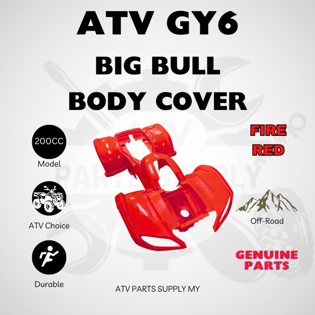 ATV GY6 Big Bull | Body Cover | 200CC | Ready Stock | Cover Set