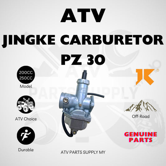 ATV JINGKE Carburetor | PZ30 | Original ATV Parts | 3 Phase Valve | TITAN 250 | HAMMER PRO U68 | PENTORA 250| Karburetor