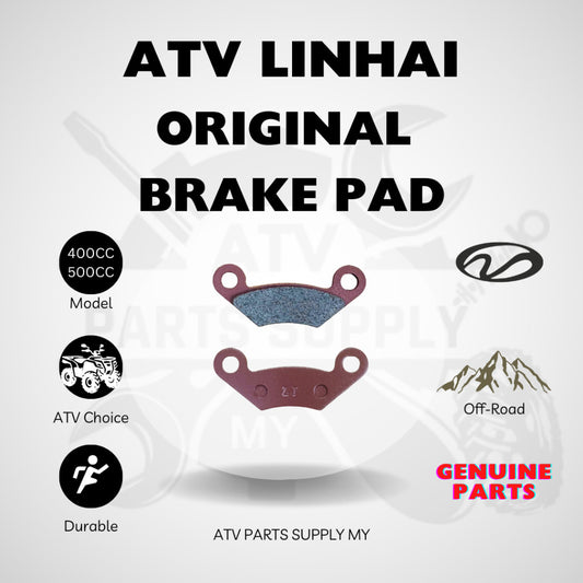 ATV Linhai 400CC | 500CC Rear Brake Pad | Brek Pad Belakang | Original Linhai Parts