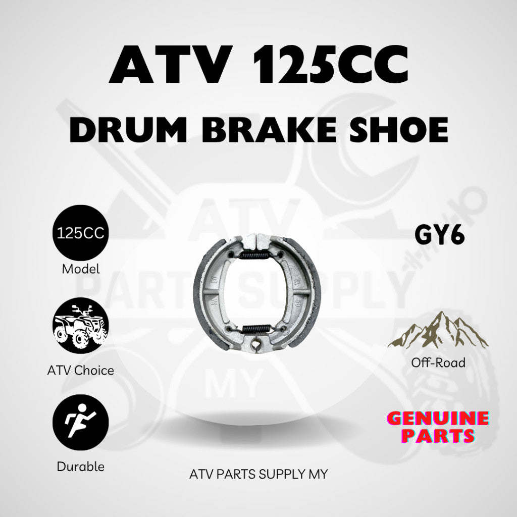 ATV 125CC Drum Brake Shoe for GY6 | 125CC | Small Bull | Ready Stock