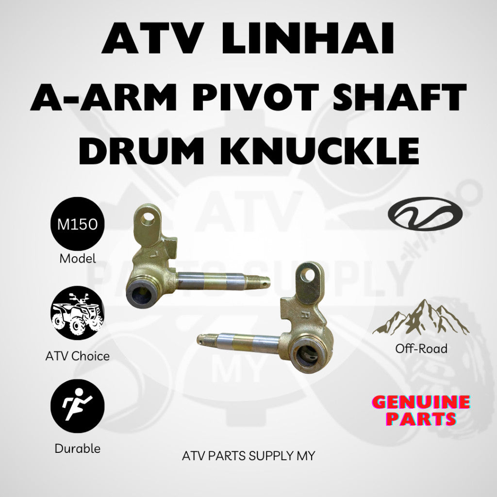 Perno del braccio oscillante dell'ATV Linhai M150 | Mozzo del freno a tamburo | Ricambi originali Linhai
