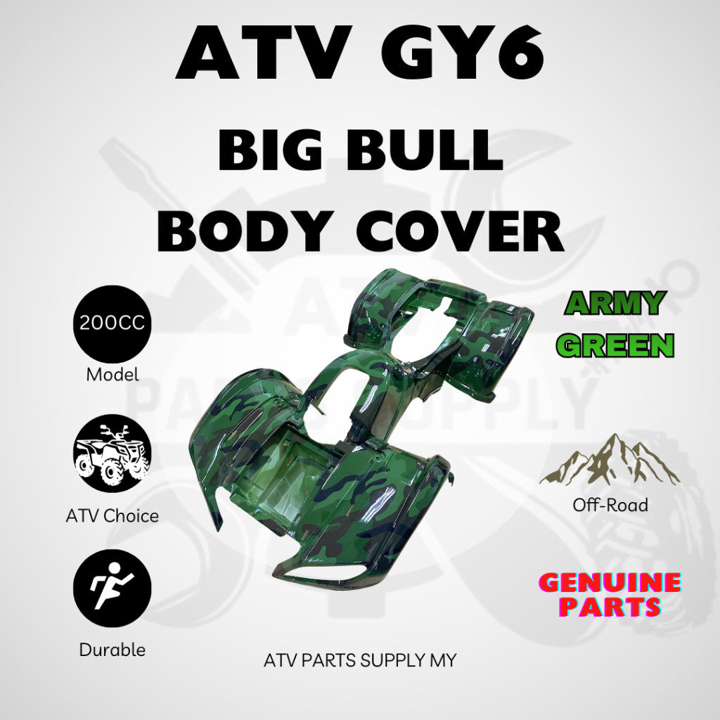 ATV GY6 Big Bull | Body Cover | 200CC | Ready Stock | Cover Set
