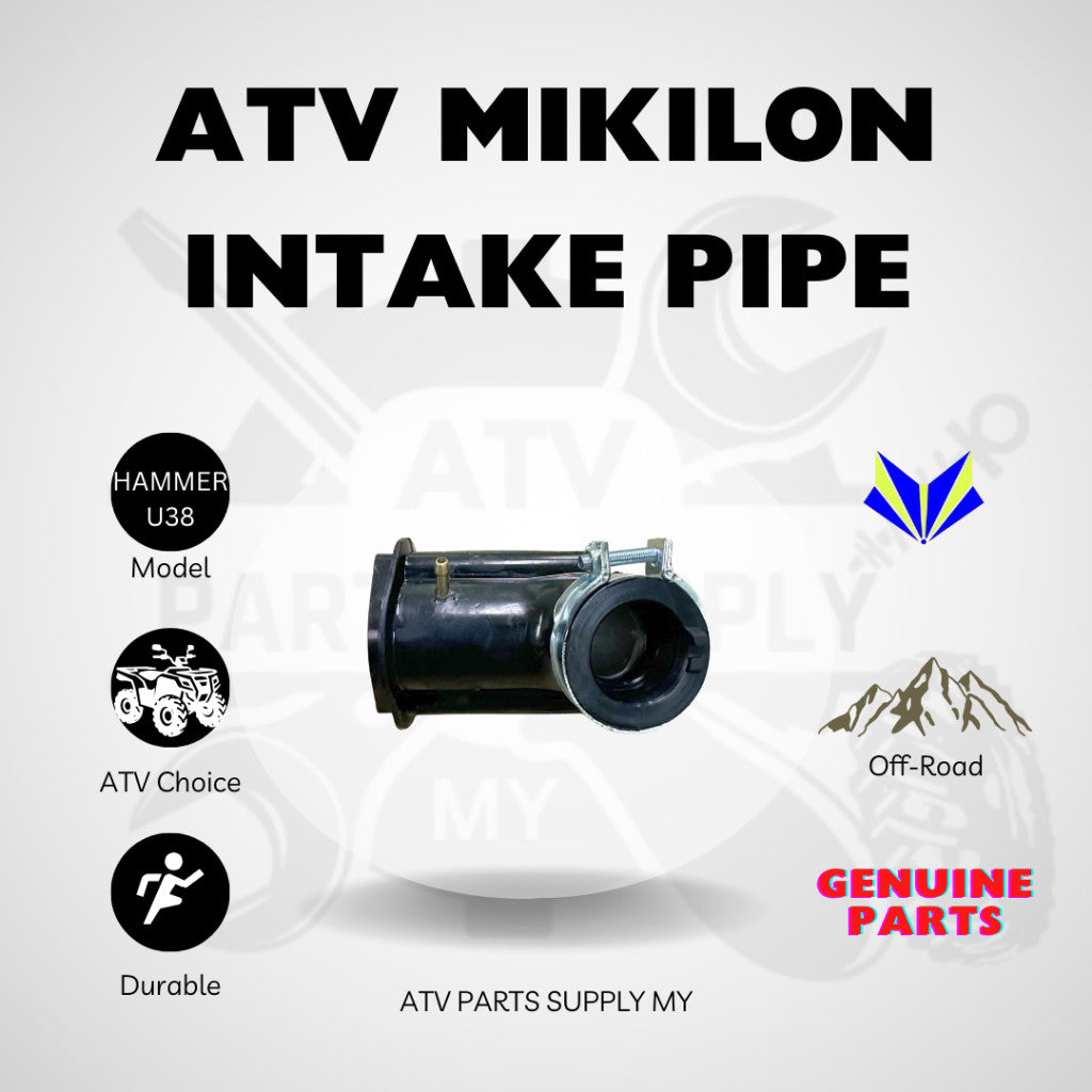 ATV Mikilon Hammer 200 | U38 | Intake Pipe | Intake Tube | Intake Manifold | Insulator | Original Mikilon Parts
