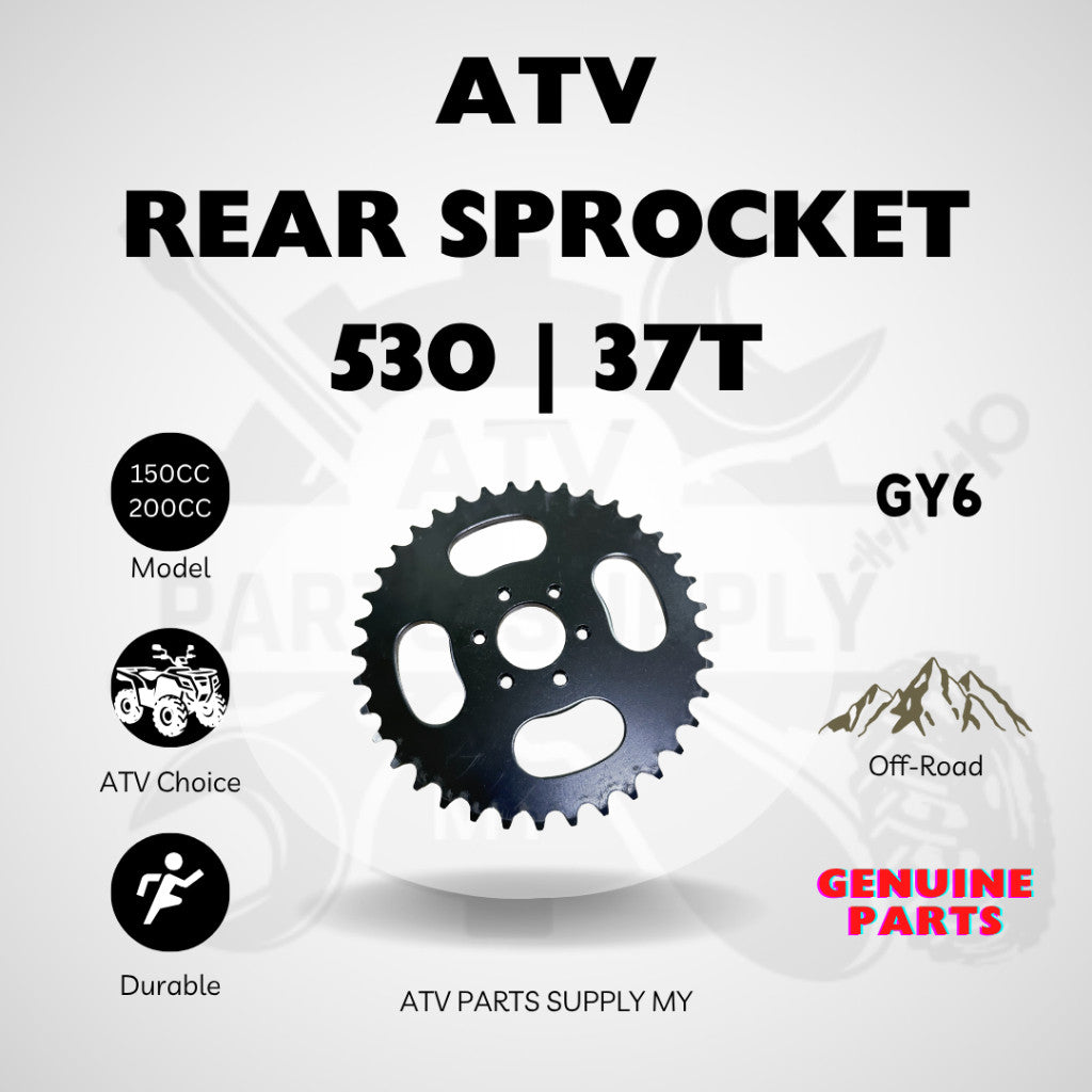 ATV GY6 810MM Heavy Duty Rear Axle Set | 32T | Rear Sprocket | Rear Brake Disc | Big Bull | LEM