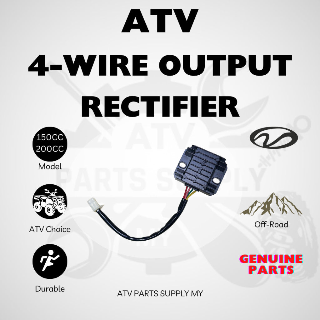 ATV Rectifier 4-Wire Output with Capacitor for Linhai M150 | 150CC | 200CC | Original Parts
