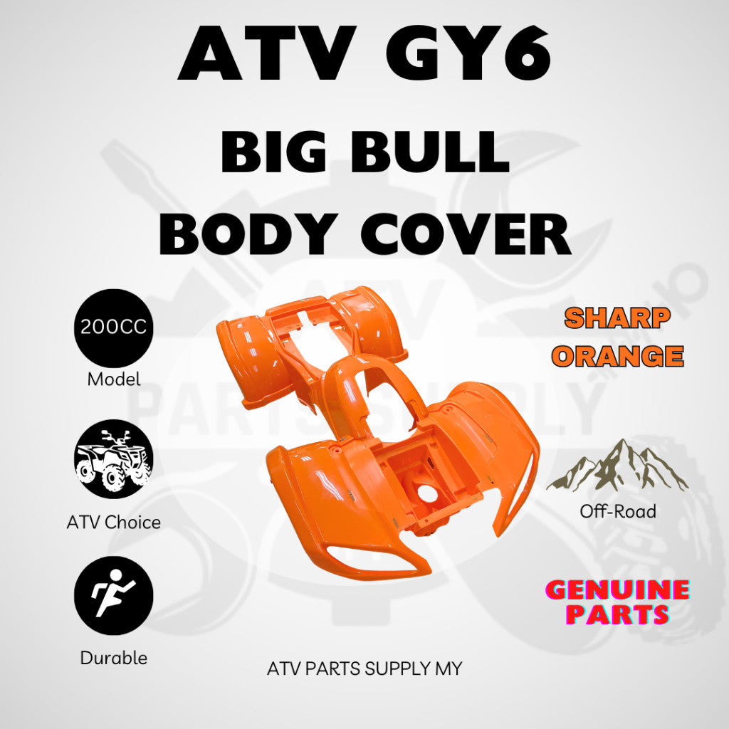 ATV GY6 Big Bull | Body Cover | 200CC | Ready Stock | Cover Set