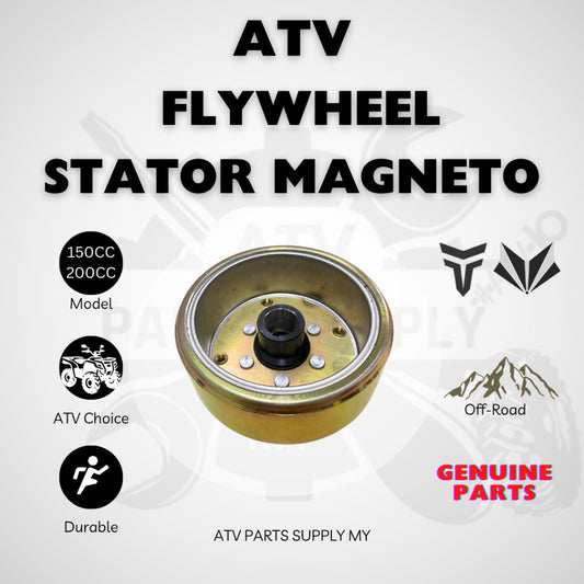 จานไฟ ATV สเตเตอร์แม่เหล็ก | คอยล์แม่เหล็ก | โรเตอร์ | 8 ขั้ว | 12 ขั้ว | อะไหล่แท้ Mikilon | อะไหล่แท้ Tao Motor