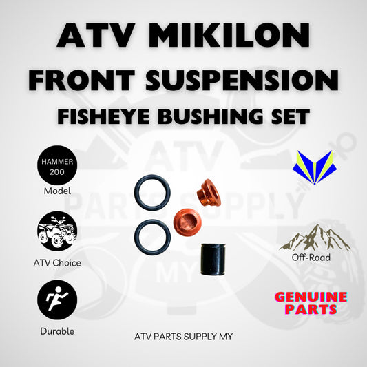 ATV Mikilon Hammer 200 | Suspension Absorber Accessories | Fisheye Bushing Set | Adjustable Damper | Original Mikilon