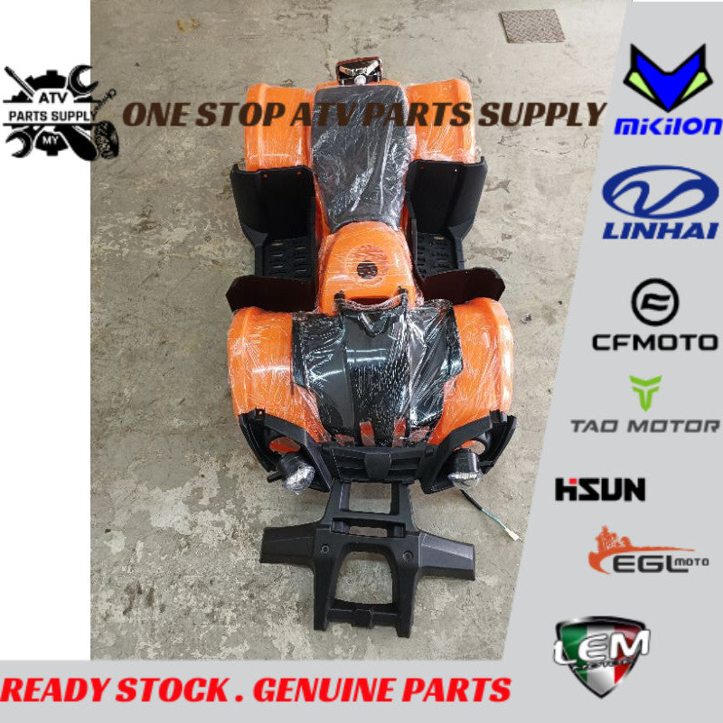 ATV GY6 Small Bull Full Body Cover Set | Seat Cushion | Head Lamp | 110cc | 125cc | 150cc