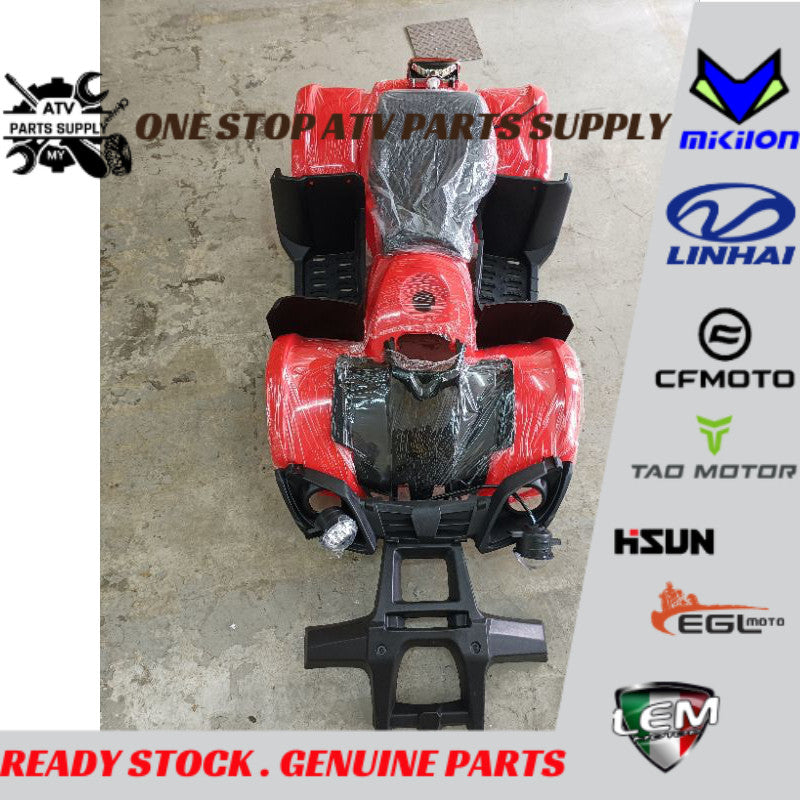 ATV GY6 Small Bull Full Body Cover Set | Seat Cushion | Head Lamp | 110cc | 125cc | 150cc