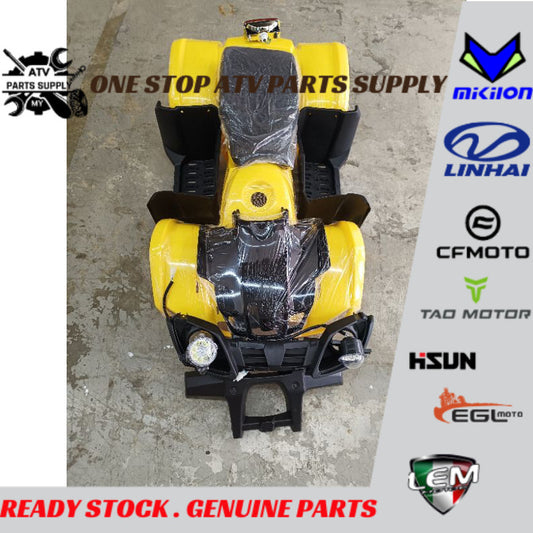 ATV GY6 Small Bull Full Body Cover Set | Seat Cushion | Head Lamp | 110cc | 125cc | 150cc